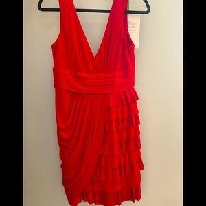 BCBGMaxAzria Gorgeous Red Dress Size 10